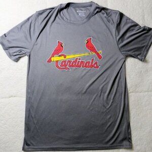 MLB Cardinals Double Dry Champion Gray Promo Shirt Medium